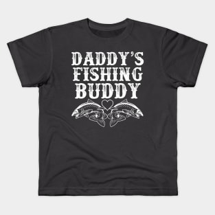 Daddy's fishing buddy Kids T-Shirt